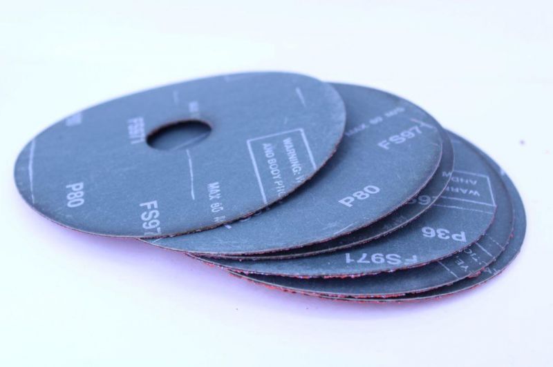 4-1/2" X 7/8" 80 Grit Resin Fiber Sanding Grinding Disc