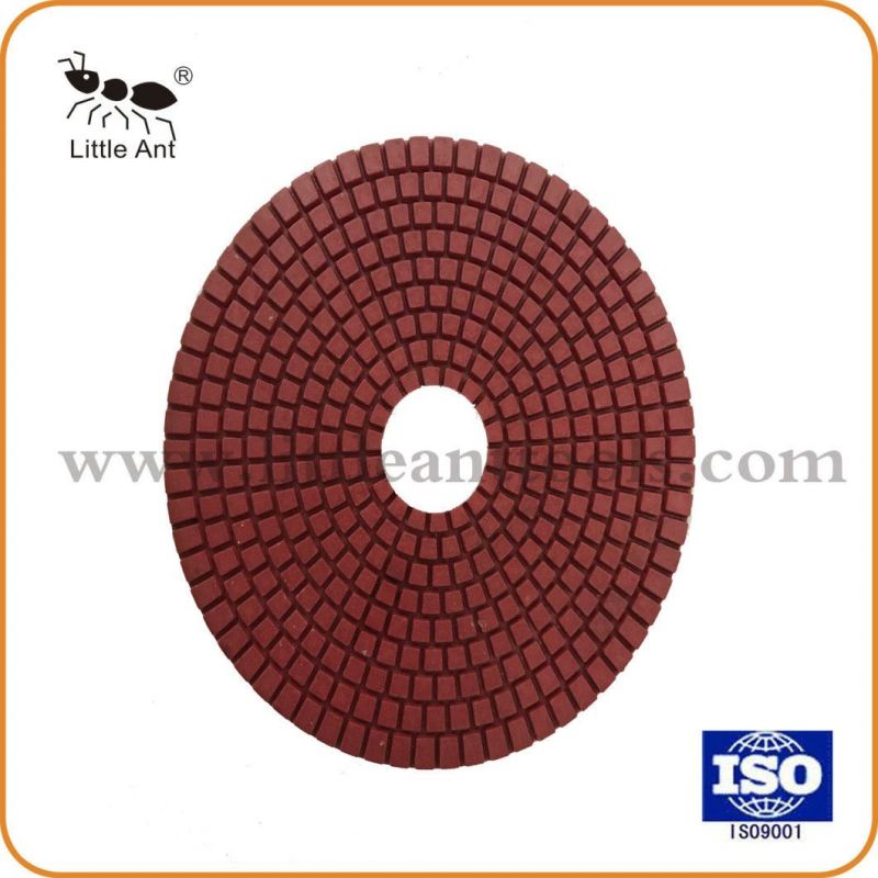 Wet Diamond Flexible Abrasive Tools Polishing Pad for Granite