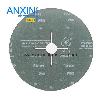 Aluminum Oxide Fiber Disc with Cross Hole