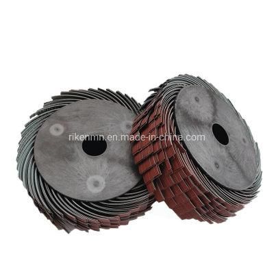 Flexible Slashed Flap Wheel Cloth Buffing Flap Wheels with Abrasive Cloth