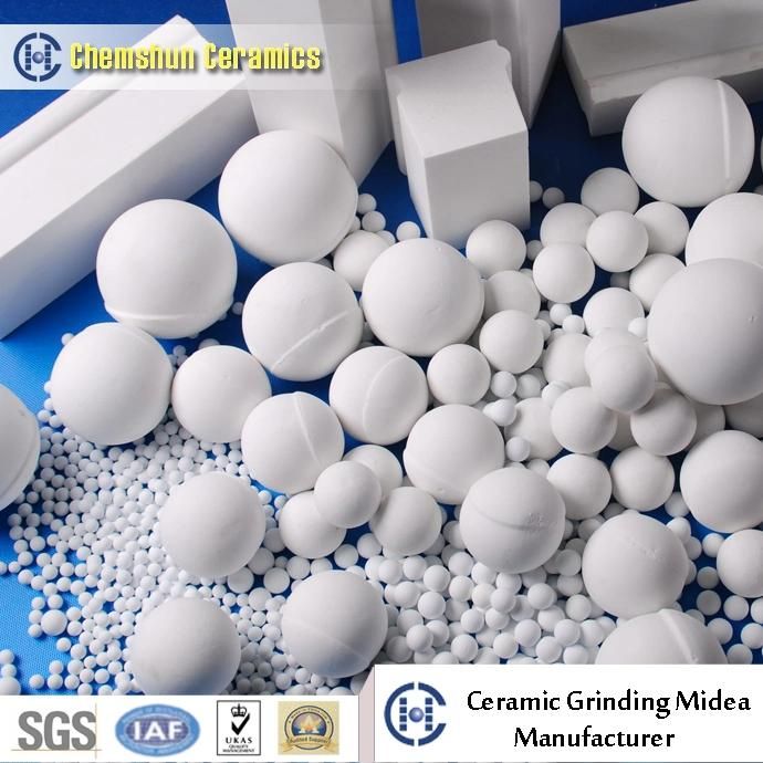 92% 95% Ceramic Lining Brick for Sanitary Industry Ball Mill