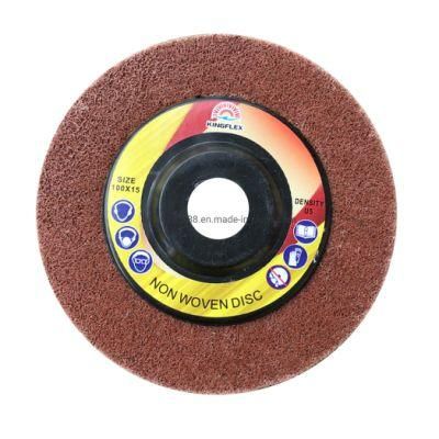 Non Woven Disc, 100X15mm, U5/9p, Maroon Color