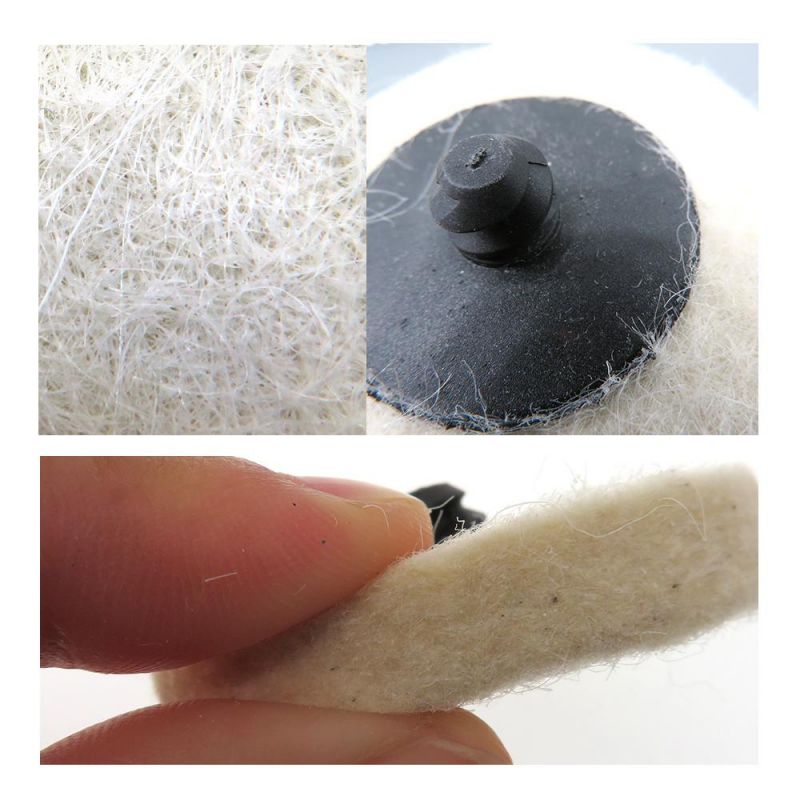 2 Inch 100% Natural Compressed Glass Wool Buffering & Polishing Pads for Cleaning