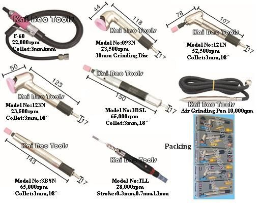 Air Micro Grinder Grinding Pen 3mm Collet