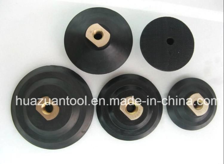 4" Rubber Backer Pads for Granite Marble Polishing Pads