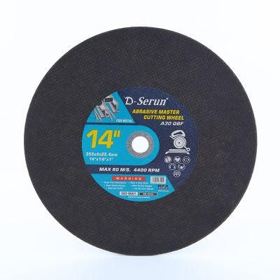 14&prime; &prime; Cutting Disc for Inox Metal Steel Abrasive with MPa Certificates