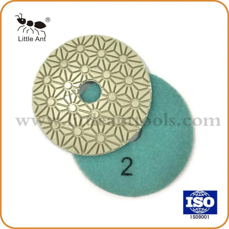 3 Step Diamond Polishing Pads Diamond Grinding Wet Pad