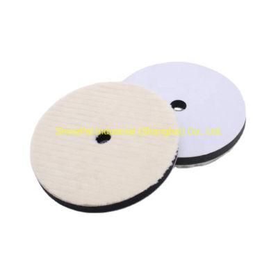 Custom Auto Detailing Wool Pad, Lambs Car Polishing Products Wool Polishing Pads