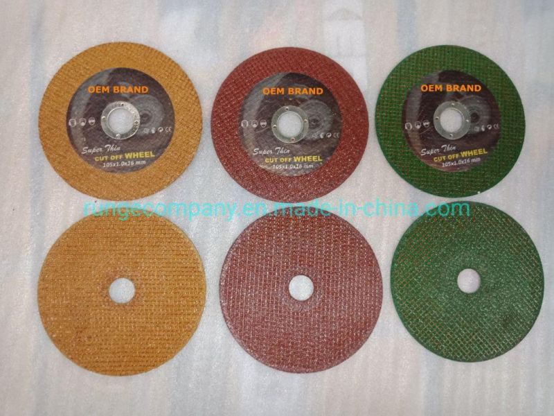 Power Tools 4" Inch 105mm Abrasive Cut off Wheels Cutting Discs for Metal & Stainless Steel