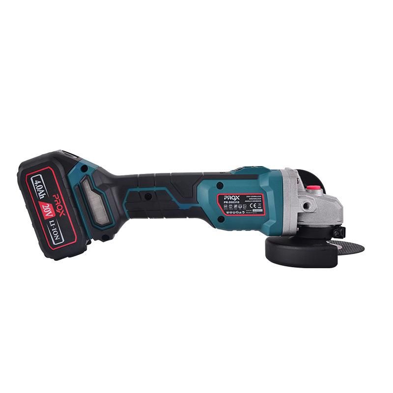 Prox High Quality 125mm 115mm 100mm Fast Charge 20V Cordless Angle Grinder