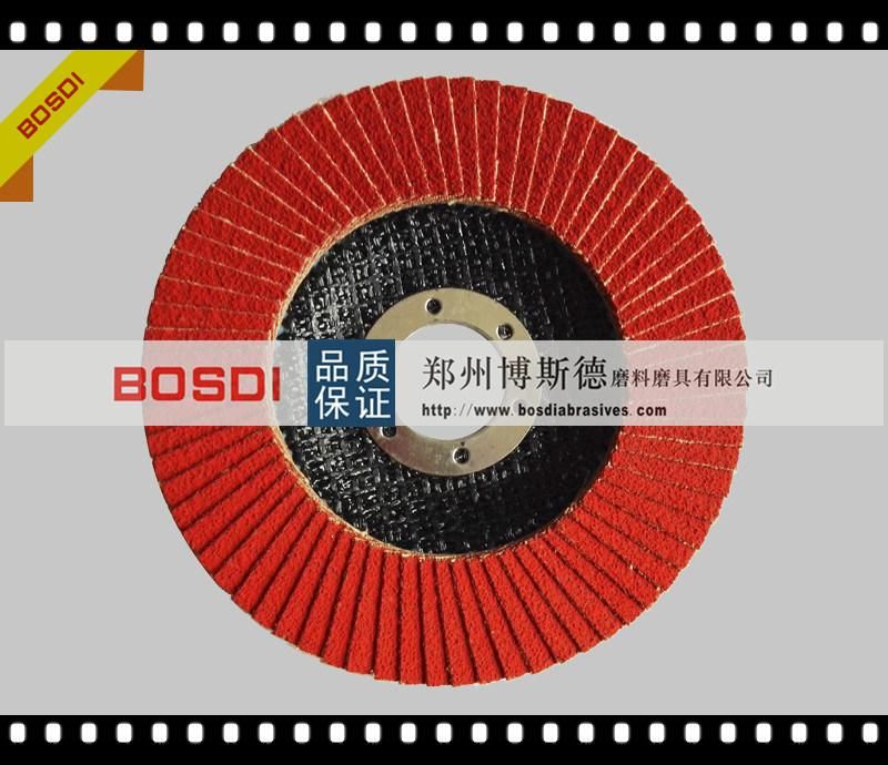 180X22mm Premium Quality Customized Metal Steel Cast Iron Abrasive Flap Disc, Vsm765