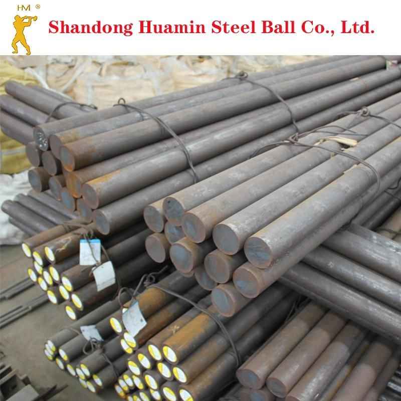 40-120mm Grinding Steel Rods for Rod Mills HRC45-55 in Tin Mines