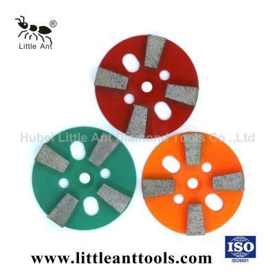 4&quot;/100mm Hot Selling Metal Grinding Plate Diamond Tool with 4 Segments for Concrete