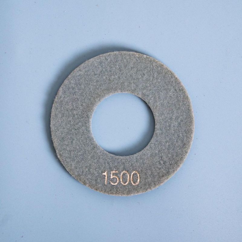 Wet Use Diamond 5" Abrasive Polishing Pads with Big Hole for Marble/Granite