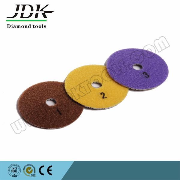 Hot Seller 3 Steps Diamond Wet Polishing Pads for Granite