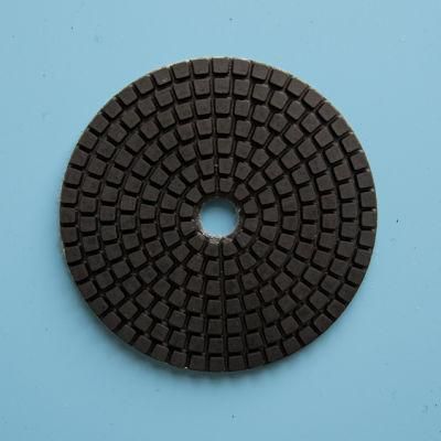 Qifeng Power Tool 3&quot; Diamond Resin Wet Polishing Pads Concrete Stone