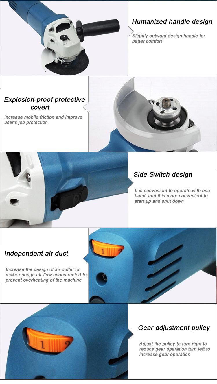 Portable Lithium Brushless Multifunctional Polishing Machine Electric Angle Grinder