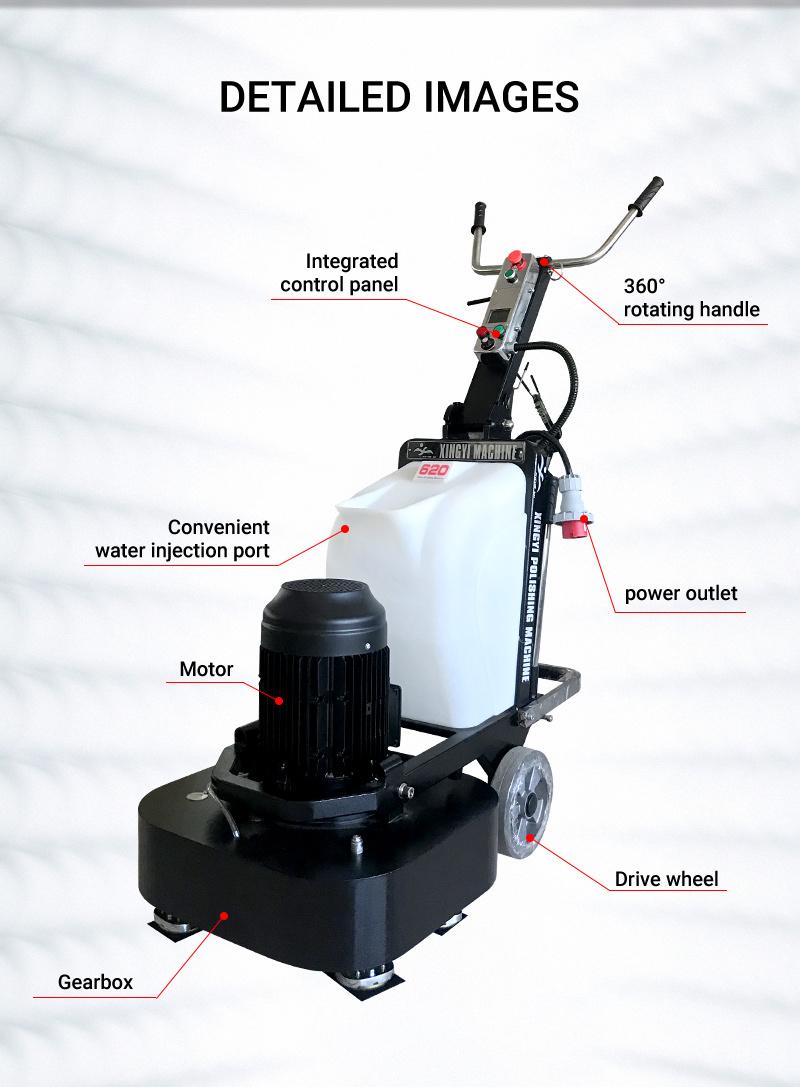 High Speed Hand Brush Terrazzo Diamond Electric Planetary Vacuum Glazed Burnisher Epoxy Concrete Floor Polishing Grinding Grinder
