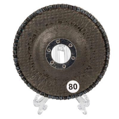 Full Cover Black Calcined Flap Disc for Stainless Steel and Alloy Steel
