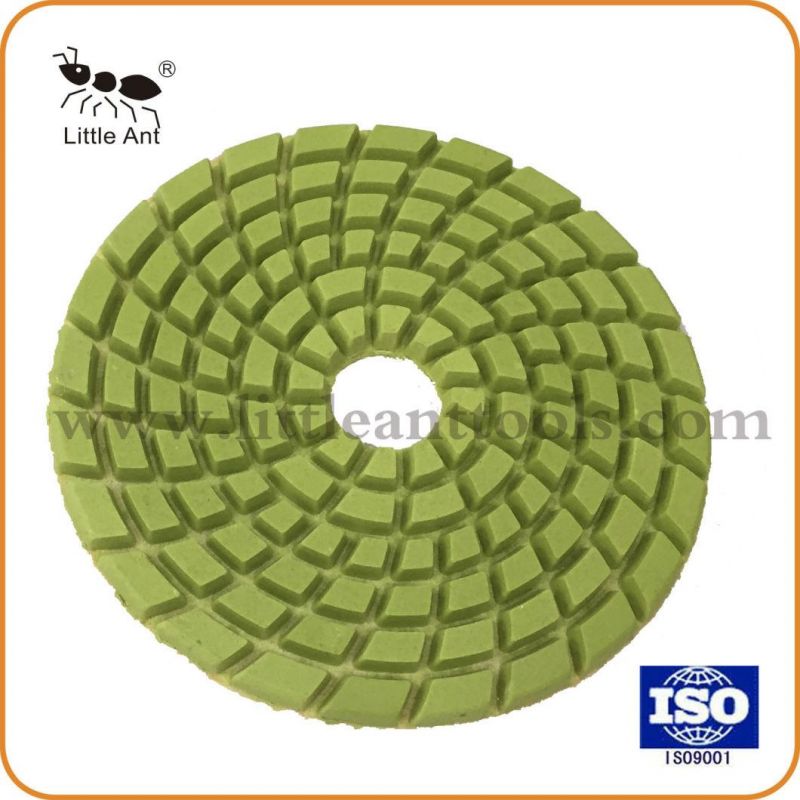 Wet or Dry Using Diamond Tool Polishing Pad for Concrete Polishing