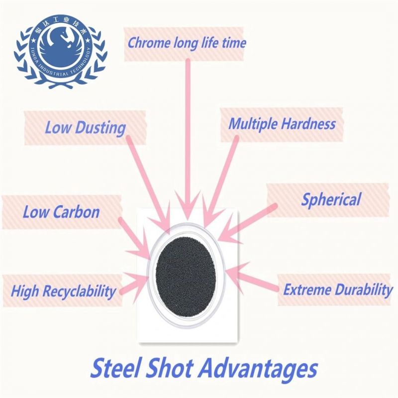 SAE/ISO Cast Steel Shot S390 for Sandblasting