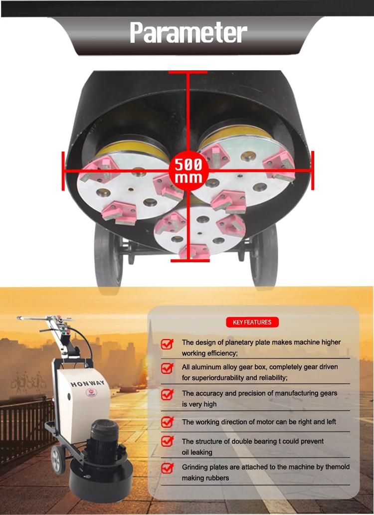 Commercial Floor Grinding Sanding Machine with Vacuum