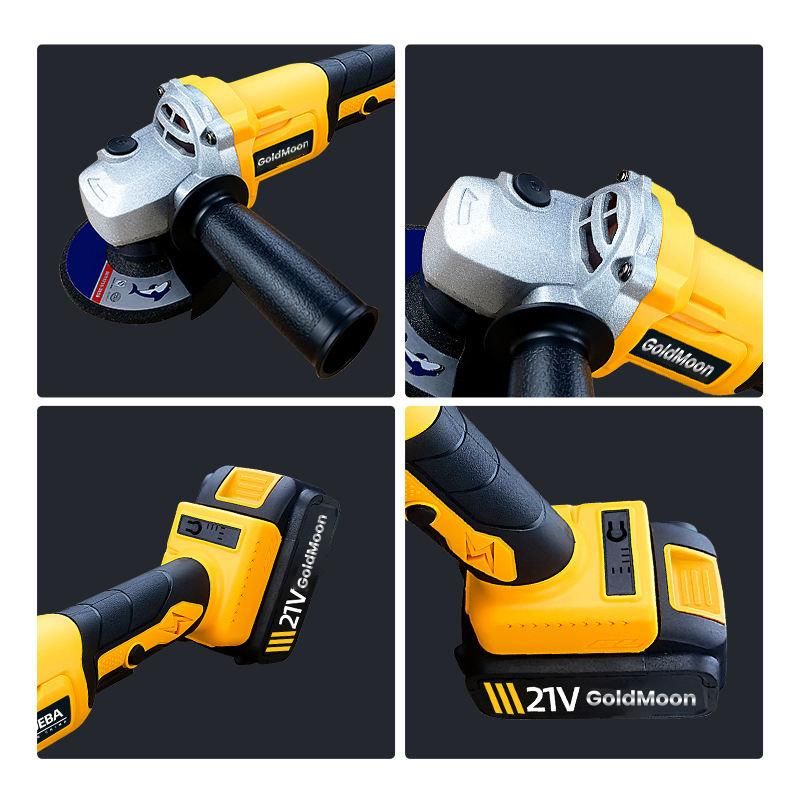 Goldmoon Hot Sale Customized Brushless Wood Blade Cordless Angle Grinder