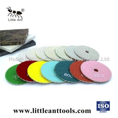 Wet Diamond Polishing Pad for Light Granite, Marble with Sharp, Long Lifespan