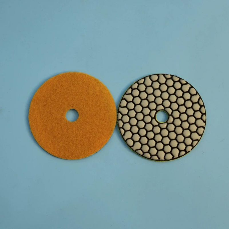 80mm Dry Abrasive Polishing Pad for Granite Marble