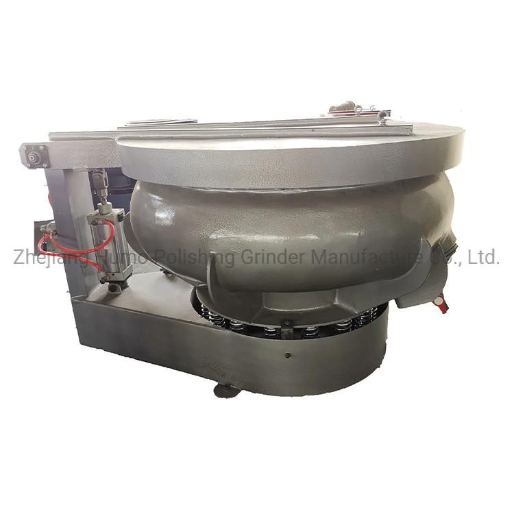 Vibratory Finishing Machine with Curved Wall Bowl Ceramic Polishing Machine 300L