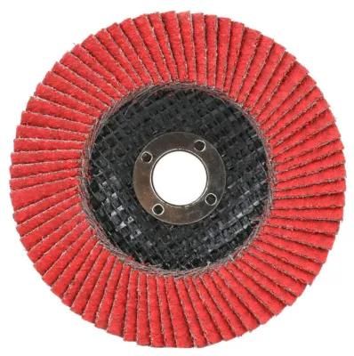 Power Tools Abrasive 4 1/2 Inch Angle Grinder Ceramic Flap Disc 60 Grit