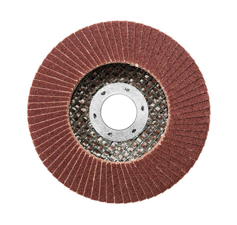 115X22.2mm Coated Flap Disc with Zirconia Alumina