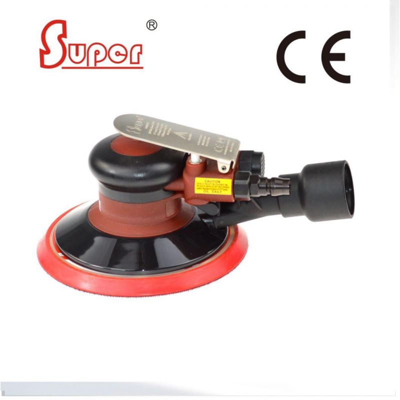 6 Inch Car Polisher Machine Non-Vacuum Matte Surface Pneumatic Air Sander Grinding Machine Car Paint Care Tool