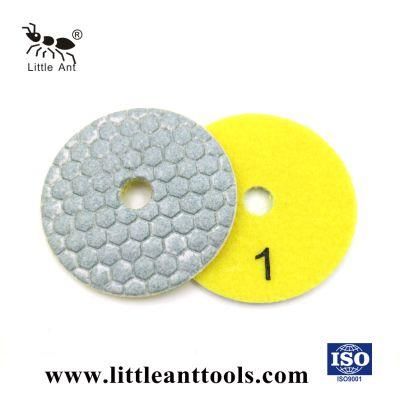 125mm 5inch Dry Diamond Polishing Pad for Granite, Marble and Concrete, Stone Diamond Dry Polishing Pads