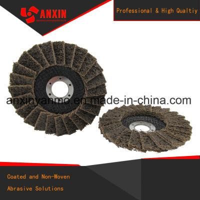 Non-Woven Material Polsihing Flap Disc for Metal Stainless Steel