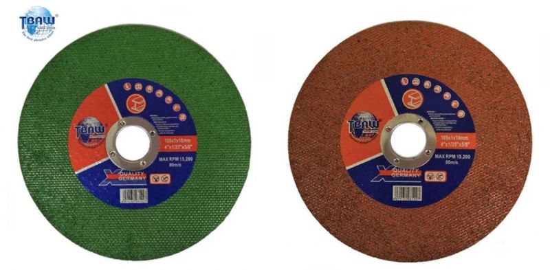 High Performance 105mm 107mm 4inch Single/Double Net Ultra Thin Abrasive Cut off Disc Cutting Wheel