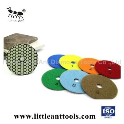 4 Inch Diamond Tools Polishing Pad for Concrete Polishing