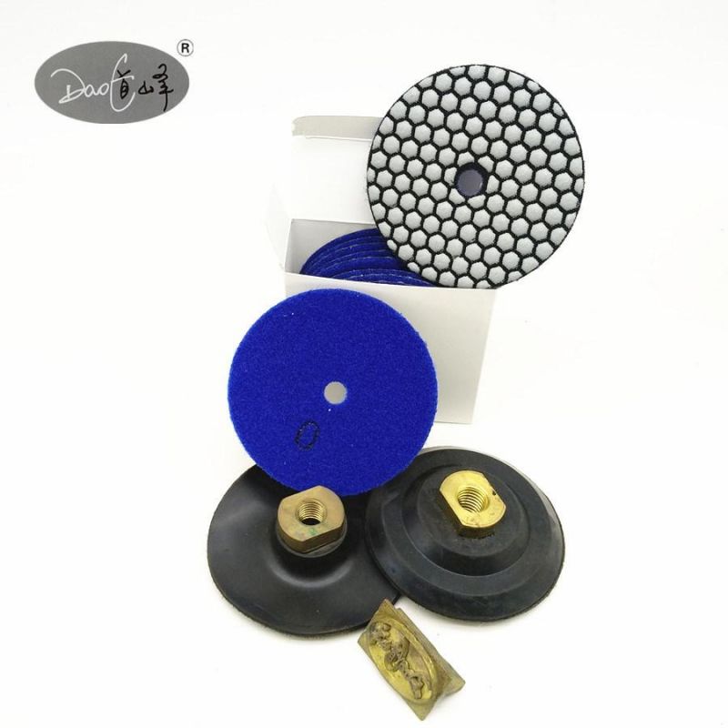 Daofeng 5inch 125mm Polishing Pads for Grinder (hexagon)