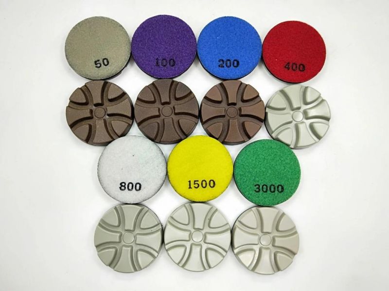 Dry Use Concrete Floor Diamond Polishing Pads Sanding Pads