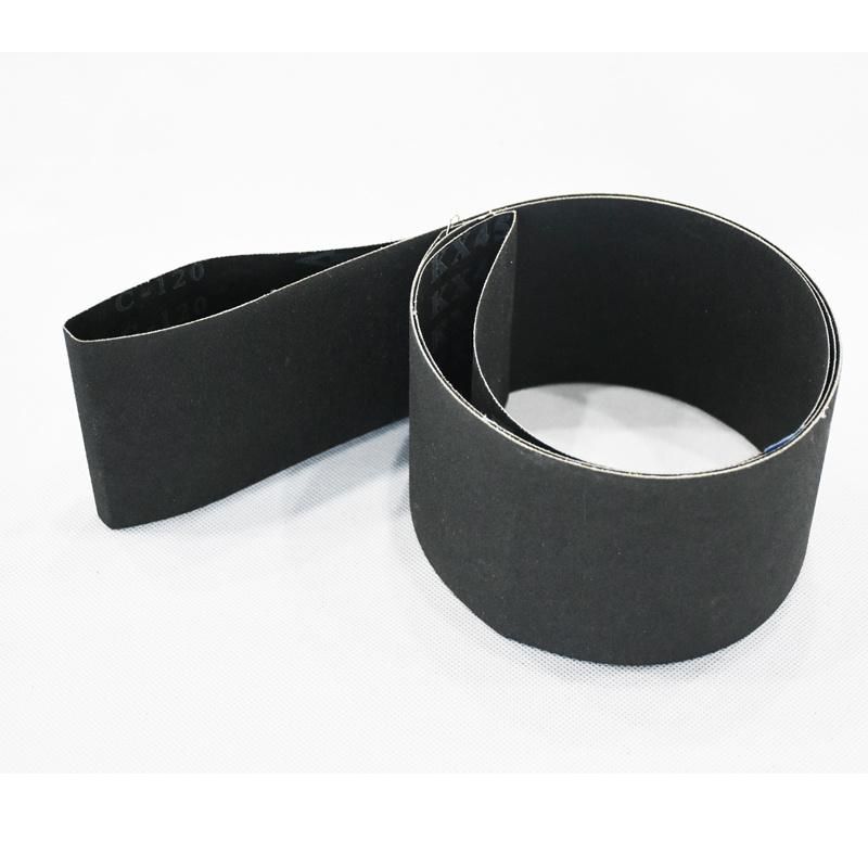 High Quality Hot Sale Wear-Resisting Silicon Carbide Sanding Belt for Grinding Stainless Steel and Metal