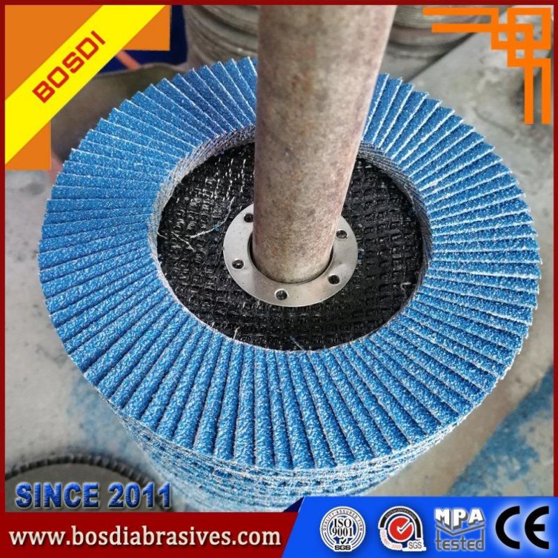 115mm Flap Disc/Disk, Coated Abrasive Flap Wheel Grinding Stainless Steel