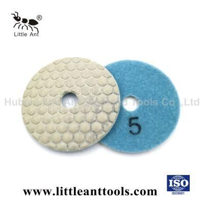 Factory 3&prime;&prime; Flexible Granite Diamond Dry Polishing Pad