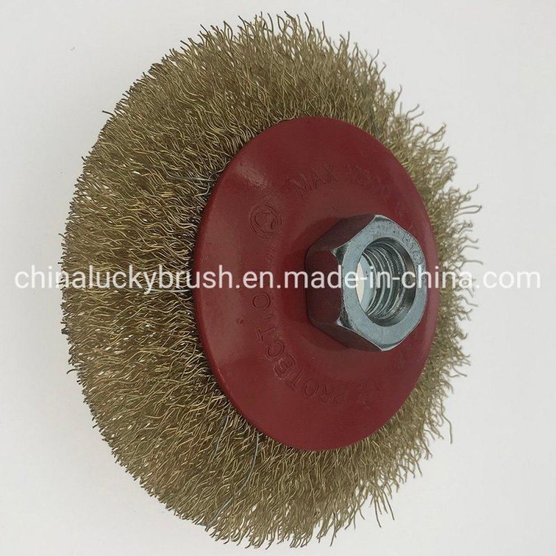 4 Inch Crimped Wire Bevel Brush (YY-940)