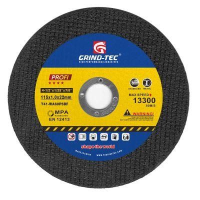 Power Tools Part Abrasives Wheel 4.5&quot; 115X1X22mm Metal Cutting Disc for 115mm Grinder