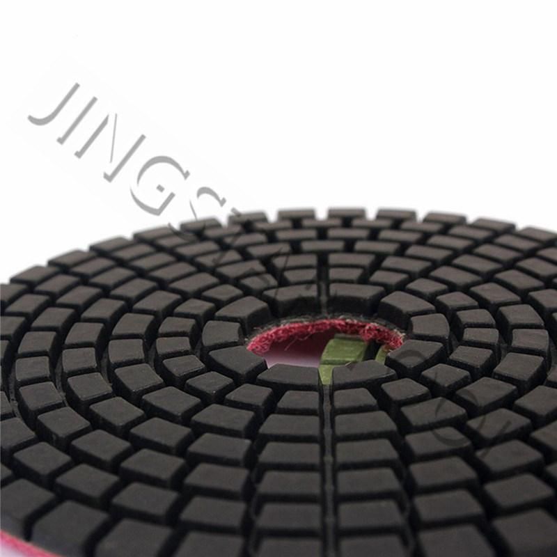 3-Step Diamond Polishing Pads for Wet or Dry Granite Polishing and Marble Polishing