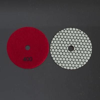 7 Steps 5 Inch Abrasive Tools Diamond Resin Dry Polishing Pad for Granite/Marble