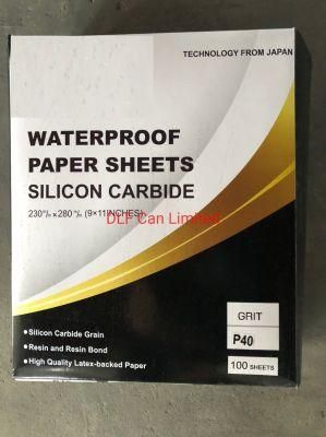 Abrasive Paper for Automotive Refinishing Grit 40 Waterproof