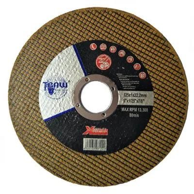 China Supplier 5inch T41 Ultra Thin Cut-off Disc Stainless Steel Easy Grinding Cutting Wheel