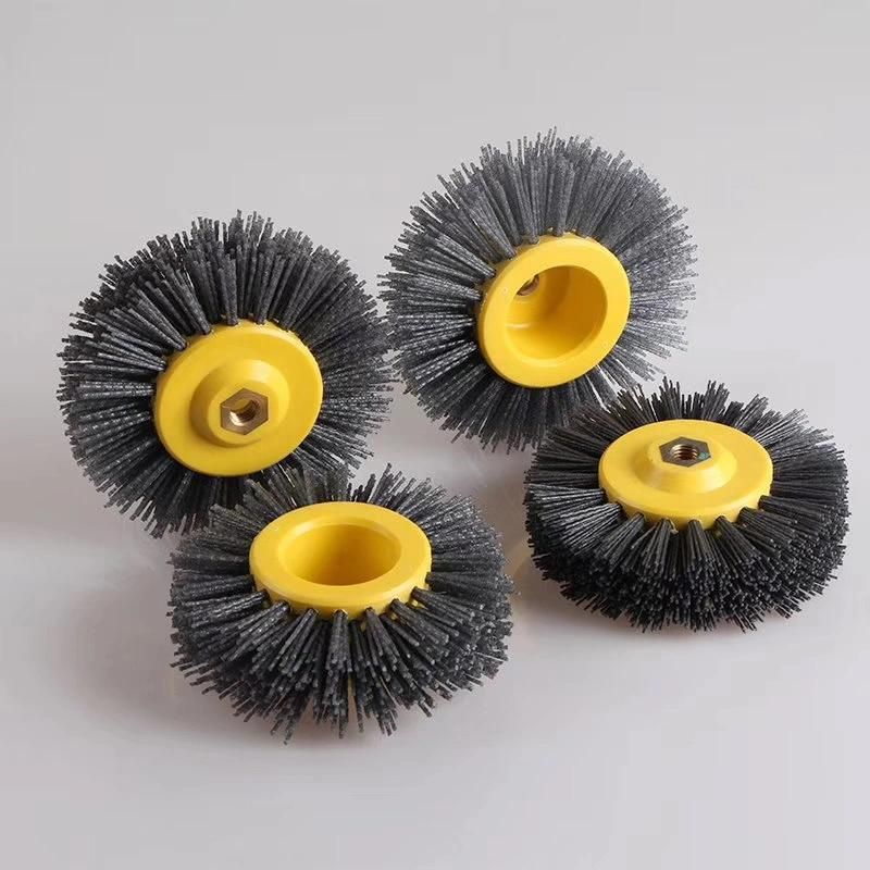 Abrasive Wire Drum Wheel Brush Brunishing Polishing Wheel for Wooden Furniture Burnishing Polishing Striping Drawing