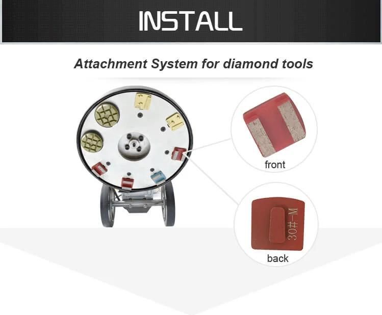 27" Big 220V 4kw 5.5HP Electric Single Disc Concrete Epoxy Marble Floor Tile Diamond Grinding and Polishing Machine Polisher